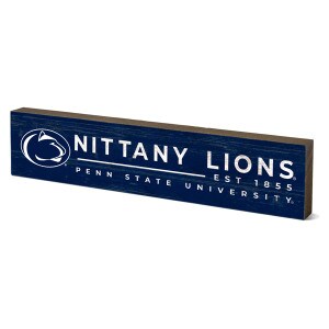 navy table top sign distressedPenn State Athletic Logo, Nittany Lions, Est 1855, Penn State University
